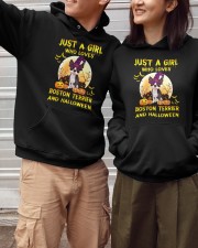 Boston Terrier Hooded Sweatshirt apparel-hooded-sweatshirt-lifestyle-front-150