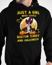 Boston Terrier Hooded Sweatshirt apparel-hooded-sweatshirt-lifestyle-front-76