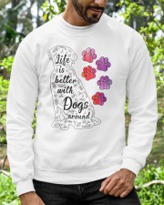 Labrador Crewneck Sweatshirt custom-crewneck-sweatshirt-lifestyle-front-148