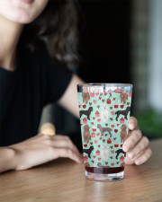 Poodle 16oz Pint Glass aos-16oz-pint-glass-lifestyle-front-05
