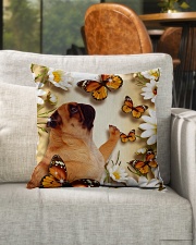 Pug Indoor Pillow - 16” x 16” aos-decorative-pillow-lifestyle-front-04