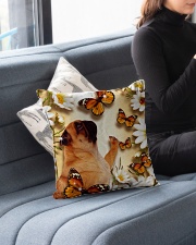 Pug Indoor Pillow - 16” x 16” aos-decorative-pillow-lifestyle-front-05