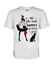 Labrador V-Neck T-Shirt tile