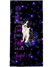 Border Collie Bath Towel front