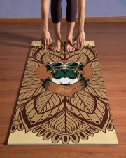Boxer Yoga Mat 24x70 (vertical) aos-yoga-mat-lifestyle-26