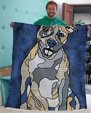 Pitbull Sherpa Fleece Blanket - 50" x 60" aos-sherpa-fleece-blanket-50x60-lifestyle-front-05