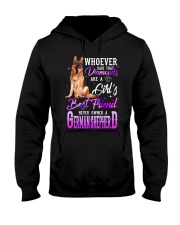German Shepherd Hooded Sweatshirt front