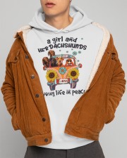 Dachshund Hooded Sweatshirt apparel-hooded-sweatshirt-lifestyle-front-125