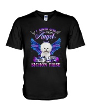 Bichon D25 V-Neck T-Shirt tile