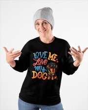 Dachshund D23 Crewneck Sweatshirt apparel-crewneck-sweatshirt-lifestyle-front-35