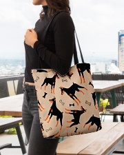 Doberman All-over Tote aos-all-over-tote-lifestyle-front-04