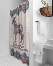 Pitbull Shower Curtain aos-shower-curtains-71x74-lifestyle-front-01a