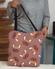 French Bulldog All-over Tote aos-all-over-tote-lifestyle-front-10