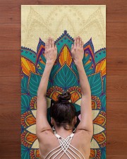 Boston Terrier Yoga Mat 24x70 (vertical) aos-yoga-mat-lifestyle-23