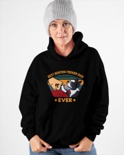 Boston Terrier Hooded Sweatshirt apparel-hooded-sweatshirt-lifestyle-front-83