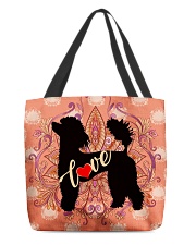 Poodle All-over Tote back