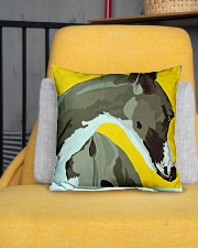 Greyhound Indoor Pillow - 16” x 16” aos-decorative-pillow-lifestyle-front-01