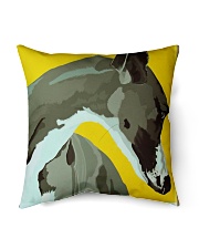 Greyhound Indoor Pillow - 16” x 16” front