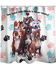 Pitbull Shower Curtain front