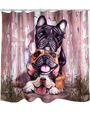 French Bulldog Shower Curtain front