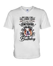 Bulldog V-Neck T-Shirt tile