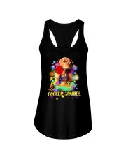 Cocker Spaniel Ladies Flowy Tank tile