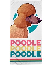 Poodle Premium Beach Towel tile
