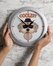 Bichon Wall Clock aos-wall-clock-lifestyle-front-02