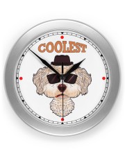 Bichon Wall Clock front