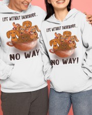 Dachshund Hooded Sweatshirt apparel-hooded-sweatshirt-lifestyle-front-139