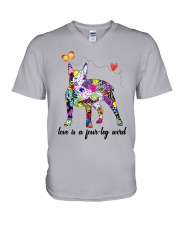 Bull Terrier X22 V-Neck T-Shirt tile