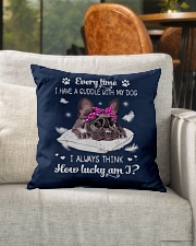 French Bulldog Indoor Pillow - 16” x 16” aos-decorative-pillow-lifestyle-front-04