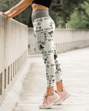 Border Collie High Waist Leggings aos-high-waist-leggings-lifestyle-23