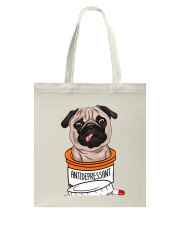 pug medicine Tote Bag tile