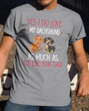 Dachshund D9 Classic T-Shirt apparel-classic-tshirt-lifestyle-28