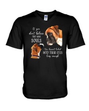Boxer Love V-Neck T-Shirt tile