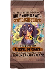 Dachshund Bath Towel front
