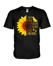Labrador V-Neck T-Shirt tile