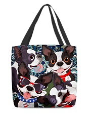 Boston Terrier All-over Tote front