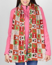 French Bulldog Fleece Scarf aos-fleece-70-x-10-scarf-lifestyle-11