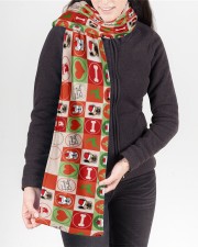 French Bulldog Fleece Scarf aos-fleece-70-x-10-scarf-lifestyle-14