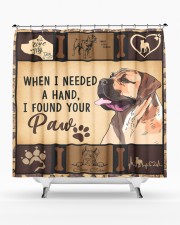 Cane Corso Shower Curtain aos-shower-curtains-71x74-lifestyle-front-02a