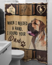 Cane Corso Shower Curtain aos-shower-curtains-71x74-lifestyle-front-04a