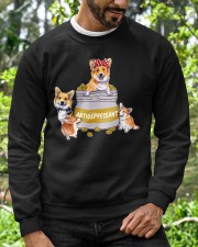 Corgi Crewneck Sweatshirt custom-crewneck-sweatshirt-lifestyle-front-148