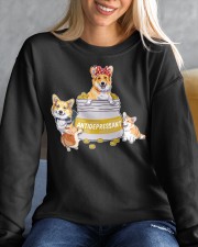 Corgi Crewneck Sweatshirt custom-crewneck-sweatshirt-lifestyle-front-154