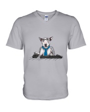 Bull Terrier X12 V-Neck T-Shirt tile
