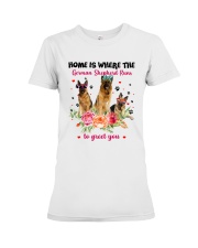 German Shepherd Premium Fit Ladies Tee tile