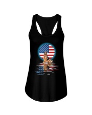 German Shepherd Ladies Flowy Tank tile