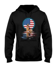 German Shepherd Hooded Sweatshirt front