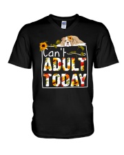 Bulldog V-Neck T-Shirt tile